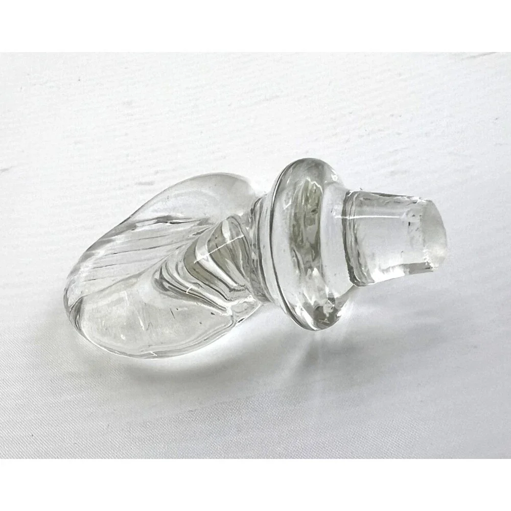Arte MURANO Crystal Silvestri Decanter & Cordial Glasses Set White Marble Rose